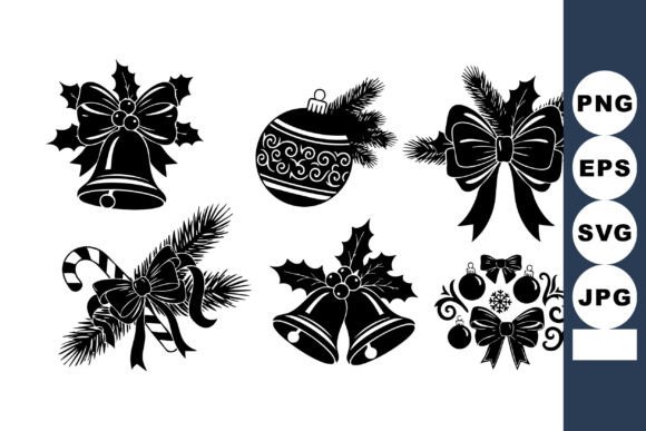 Download Christmas Holiday Decorations Vector Set - Holiday decor Collection