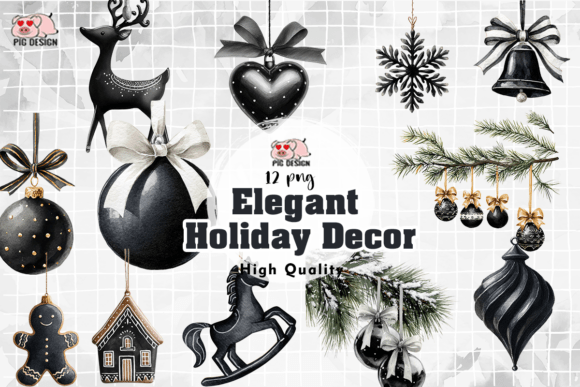 Download Elegant Holiday Decor PNG - Premium Resources