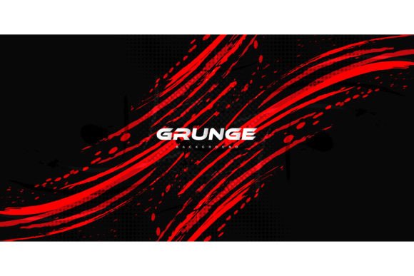 Download Abstract Red and Black Brush Background - Red and black Collection